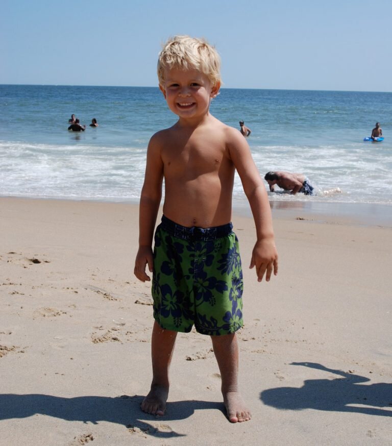 Boy at the beach
